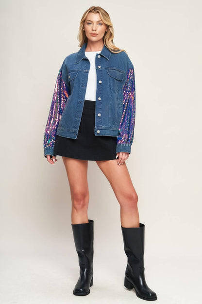 WALKING THE WALK DENIM JACKET Flying Tomato
