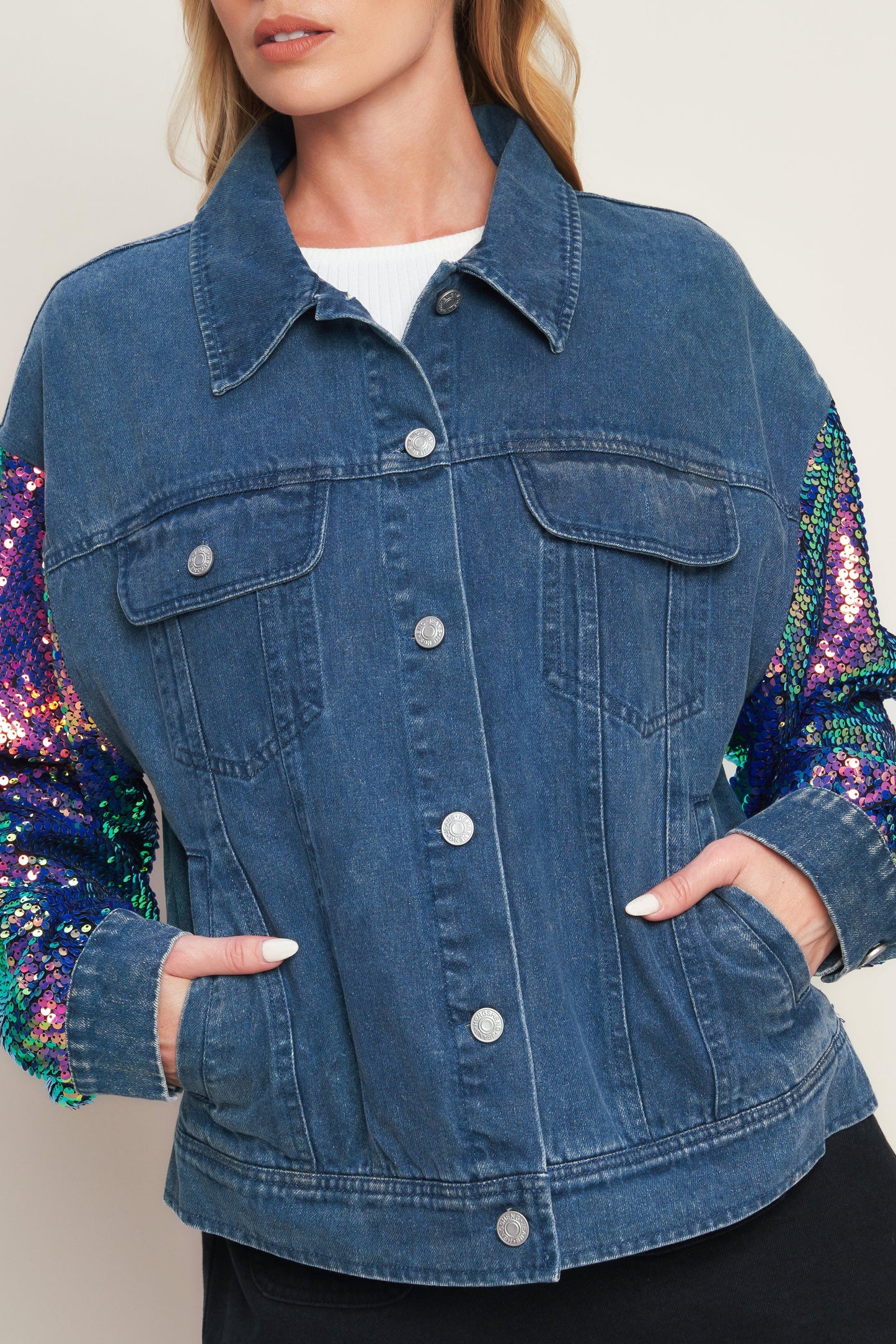 WALKING THE WALK DENIM JACKET Flying Tomato