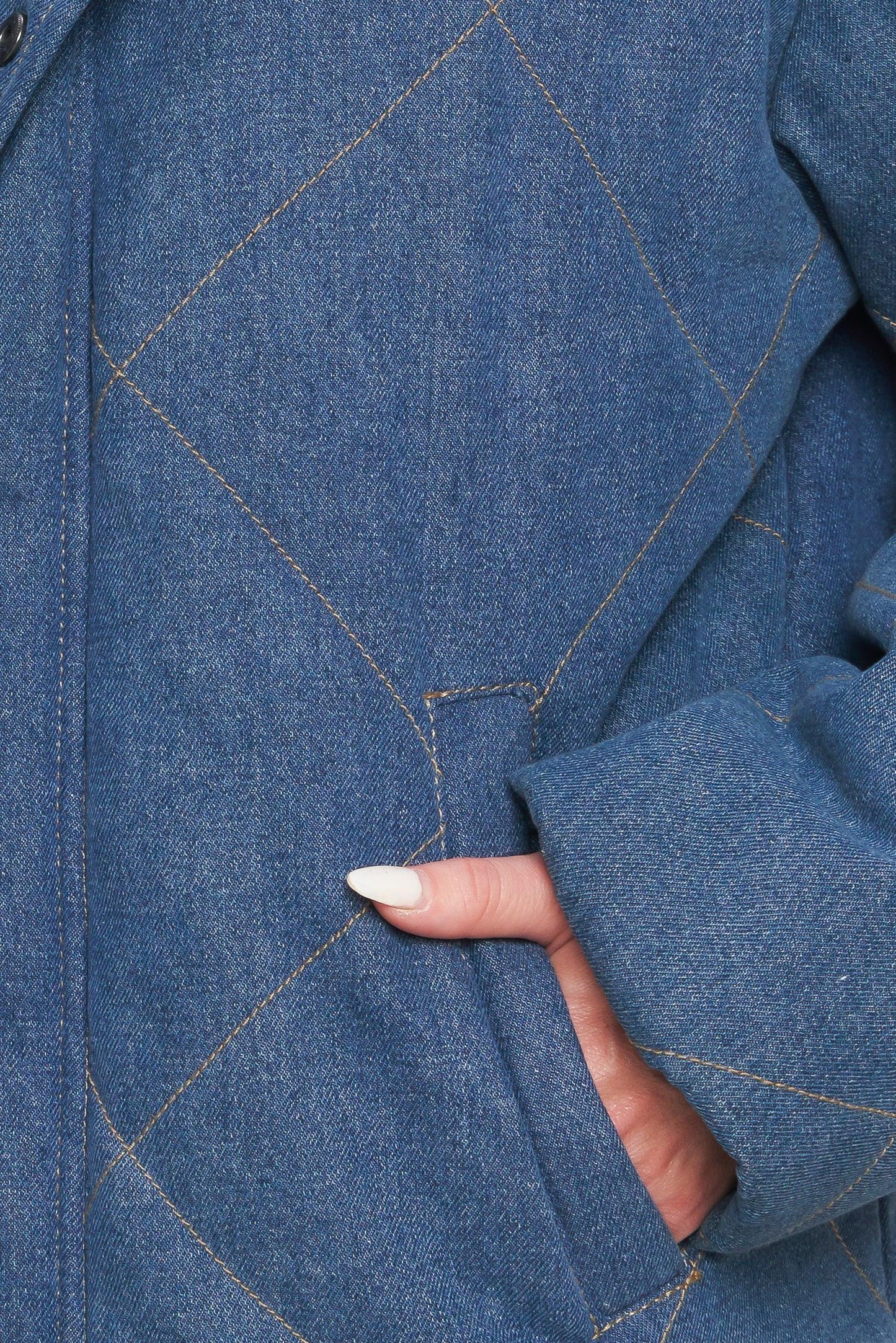 FOR GOOD QUILTED DENIM JACKET Flying Tomato