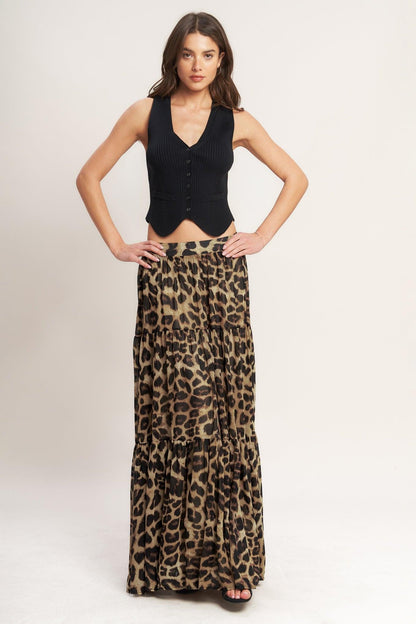SEASONLESS STYLING WOVEN MAXI SKIRT Flying Tomato