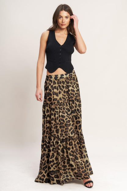 SEASONLESS STYLING WOVEN MAXI SKIRT Flying Tomato