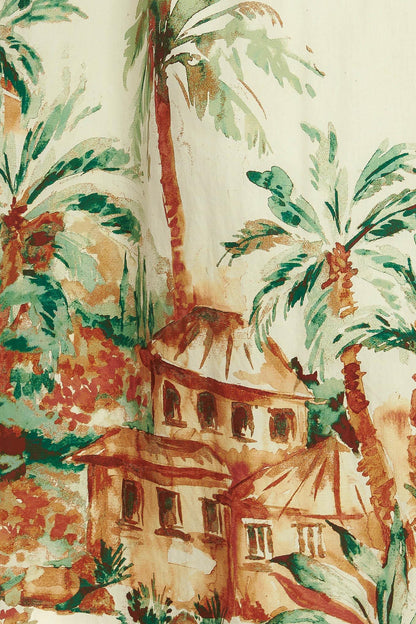 ISLAND TIME ONLY WOVEN MIDI FULL SKIRT Flying Tomato