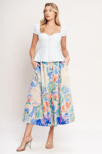 MADE FOR DAYDREAMS WOVEN FULL SKIRT Flying Tomato