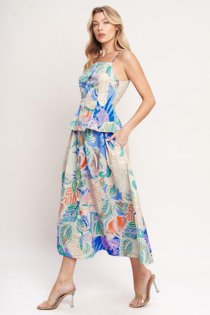 MADE FOR DAYDREAMS WOVEN FULL SKIRT Flying Tomato
