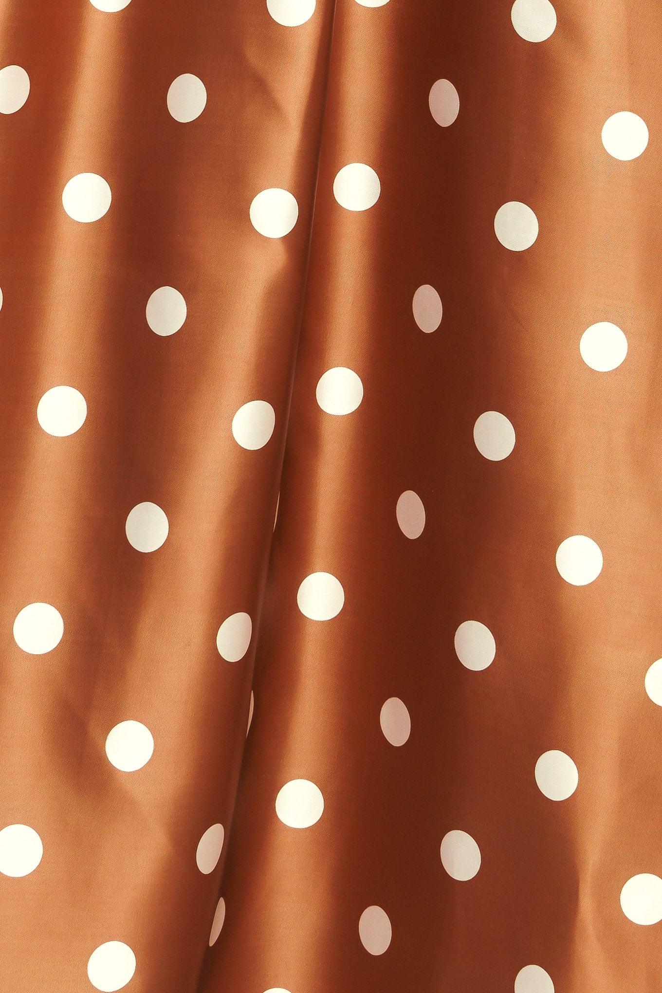 CHIC POLKA FLOW WOVEN FULL MAXI SKIRT Flying Tomato
