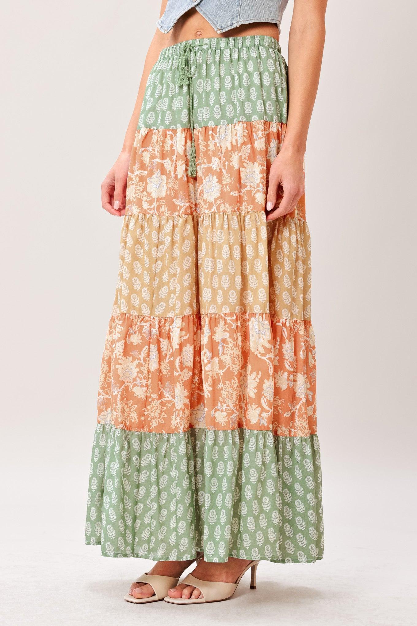 TERRA FLOW MIDI PRAIRIE SKIRT Flying Tomato