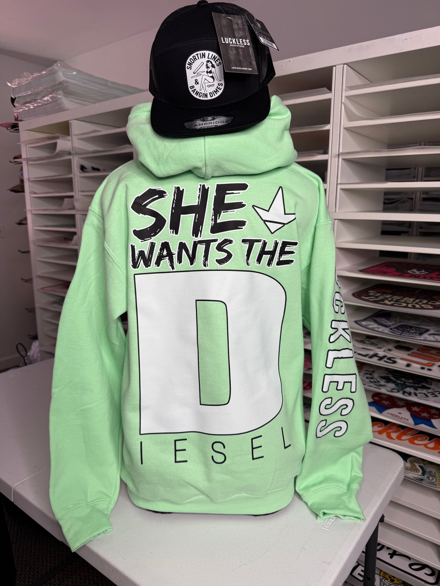 She Wants the Diesel Hoodie Luckless Outfitters