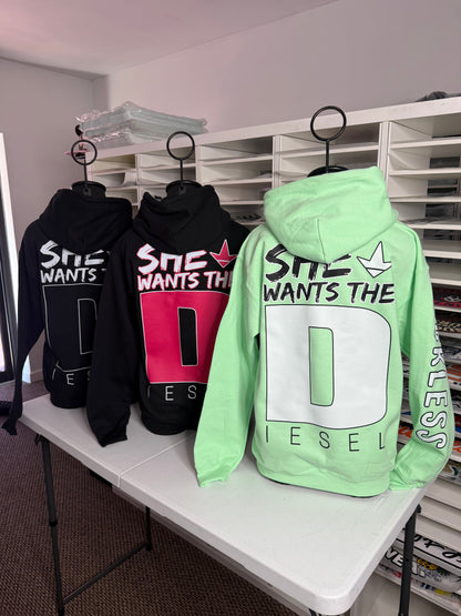 She Wants the Diesel Hoodie Luckless Outfitters