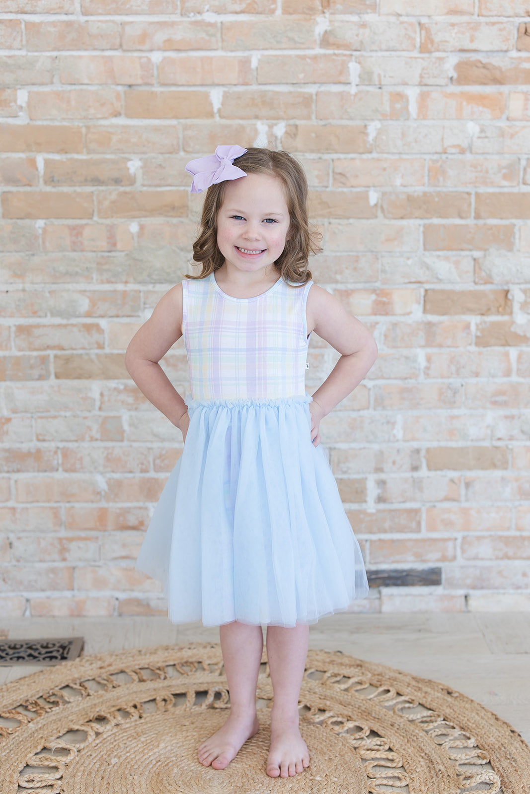 Pastel Prep - Tulle Twirl Dress Blush Lotus
