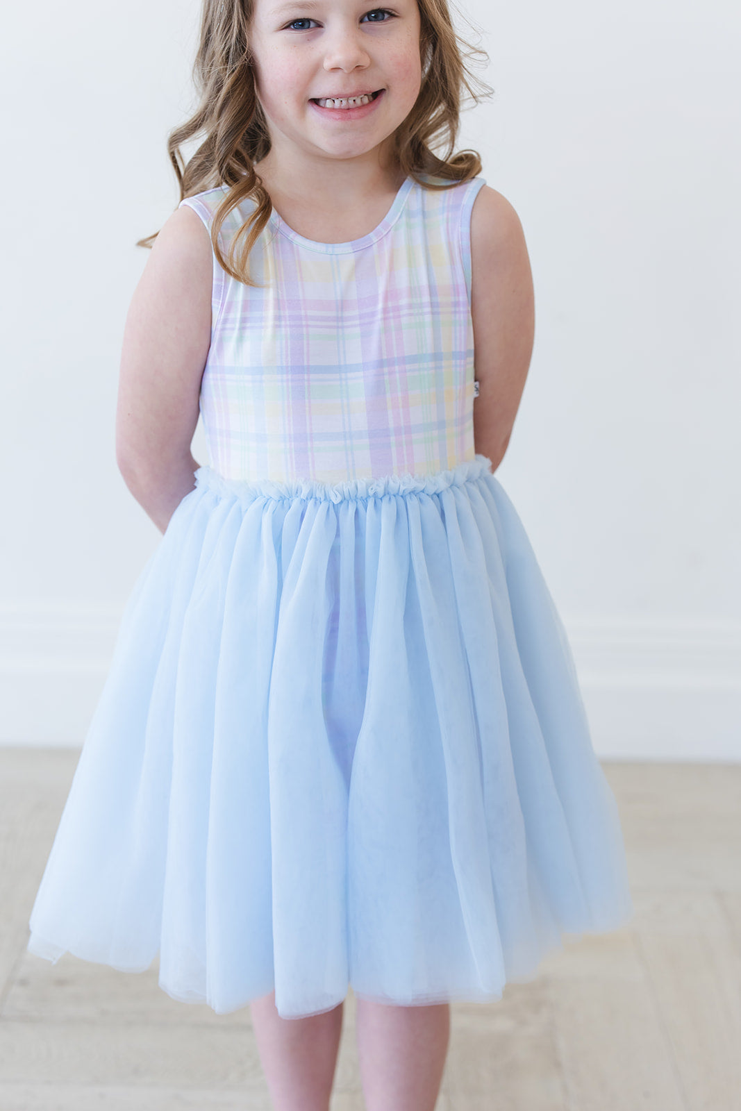 Pastel Prep - Tulle Twirl Dress Blush Lotus