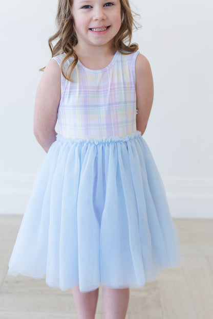 Pastel Prep - Tulle Twirl Dress Blush Lotus