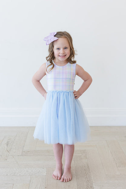 Pastel Prep - Tulle Twirl Dress Blush Lotus