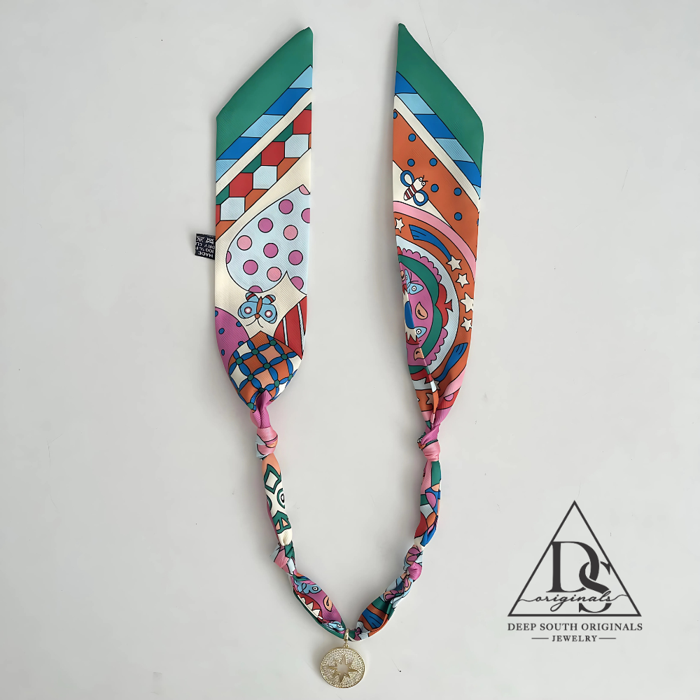 Sunset Bazaar Scarf Necklace Deep South Originals