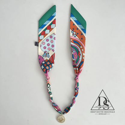 Sunset Bazaar Scarf Necklace Deep South Originals