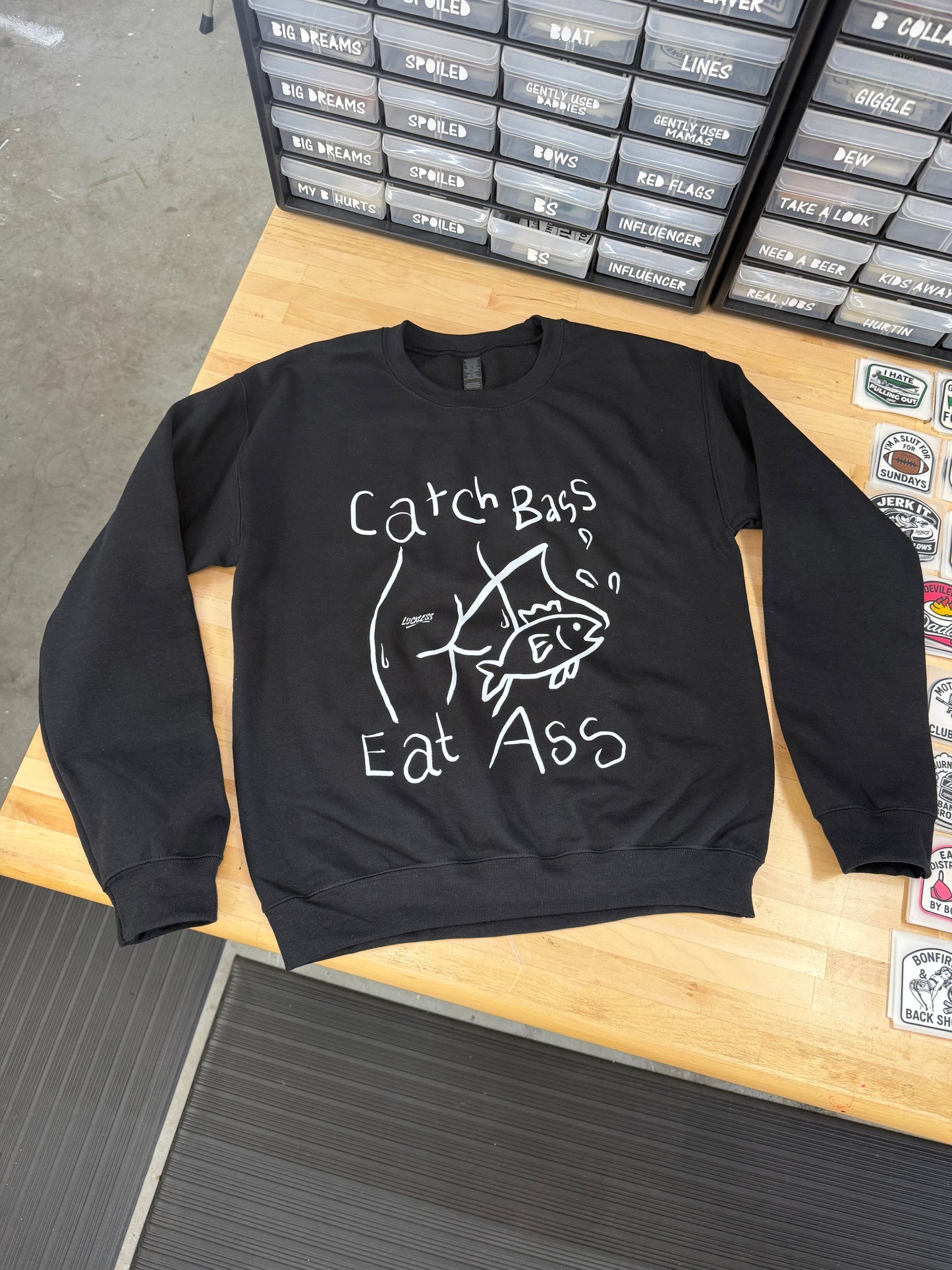Catch Bass Sweatshirt Luckless Outfitters
