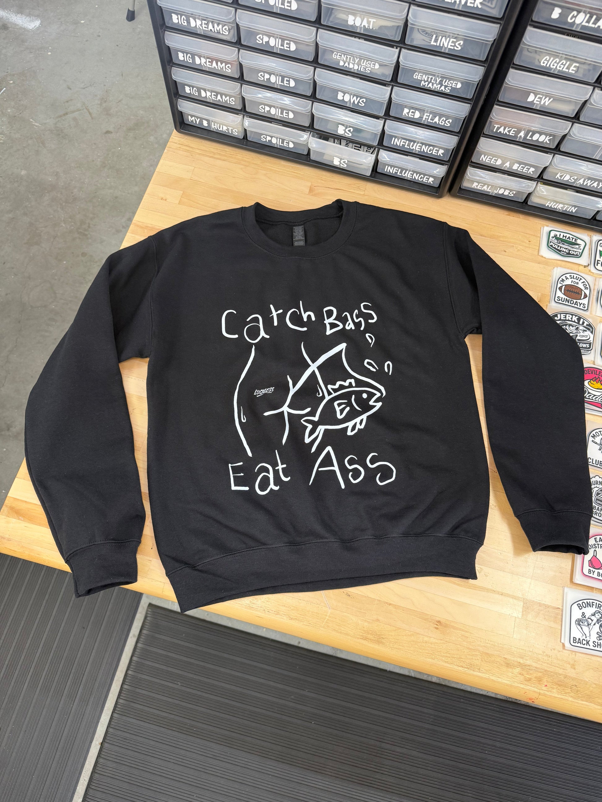 Catch Bass Sweatshirt Luckless Outfitters