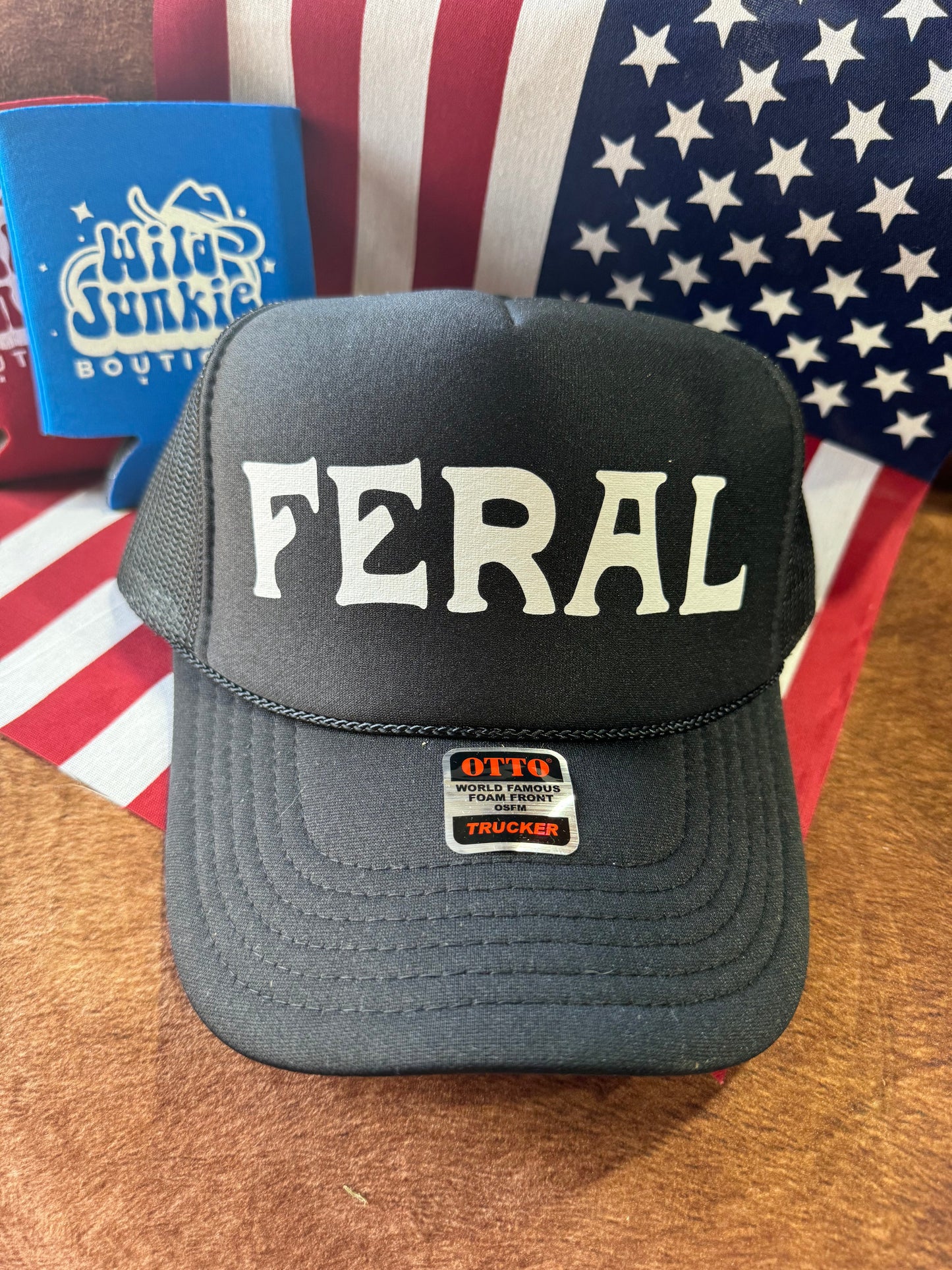 Feral Trucker Hat Wild Junkie