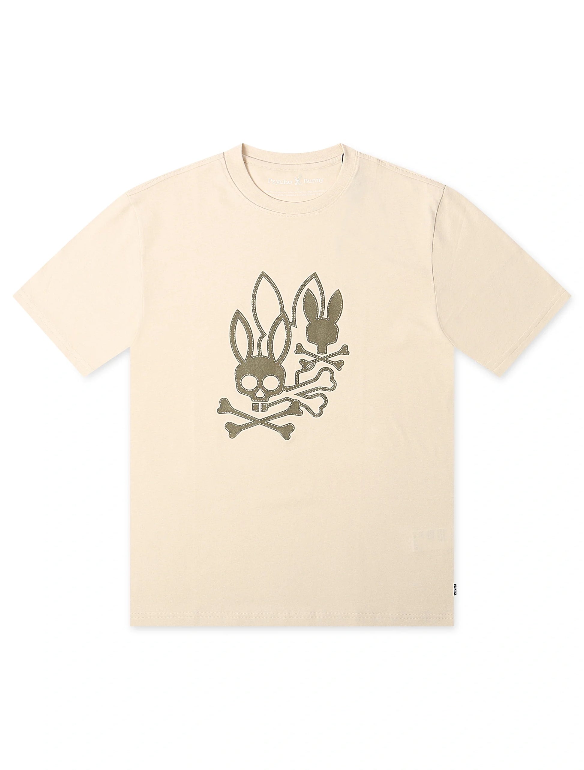Psycho Bunny Aussie Graphic Tee - White Cap Grey Denim Exchange