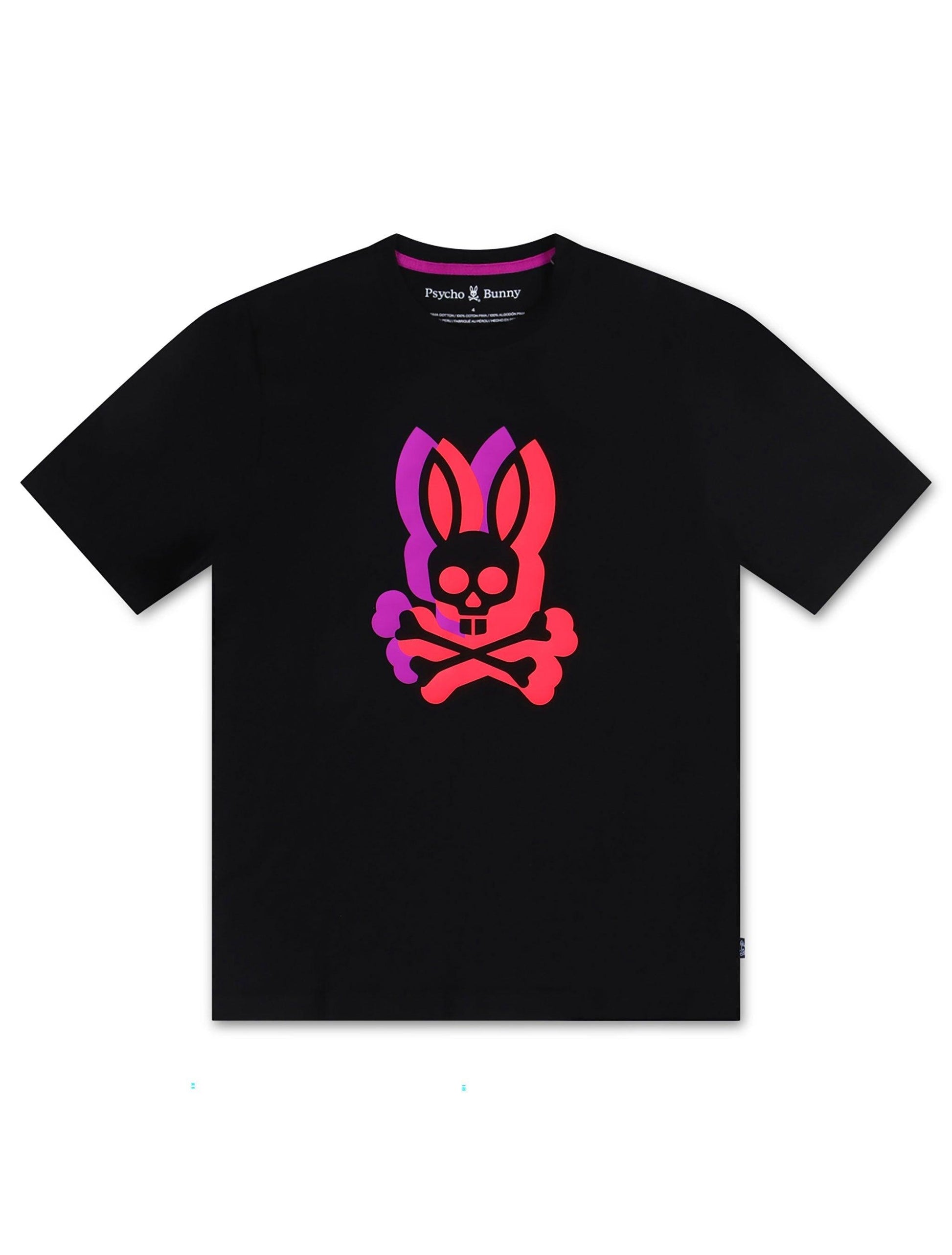 Psycho Bunny Groves Graphic Tee - Black Denim Exchange