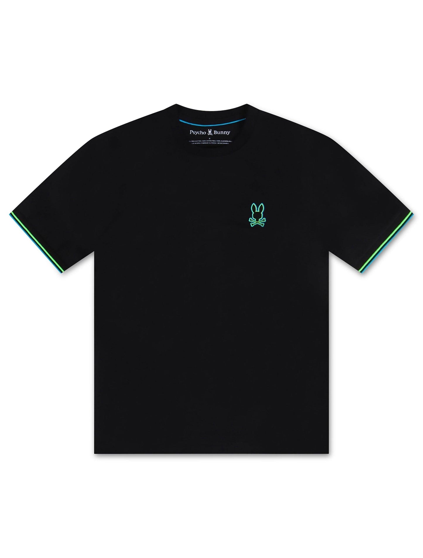 Psycho Bunny Saratoga Fashion Tee - Black Denim Exchange