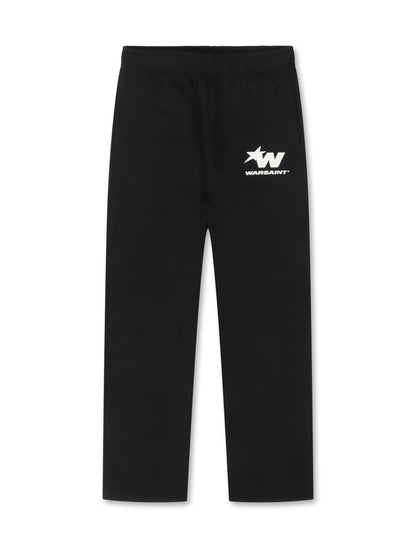 Warsaint Signature Star Sweatpants - Black Denim Exchange
