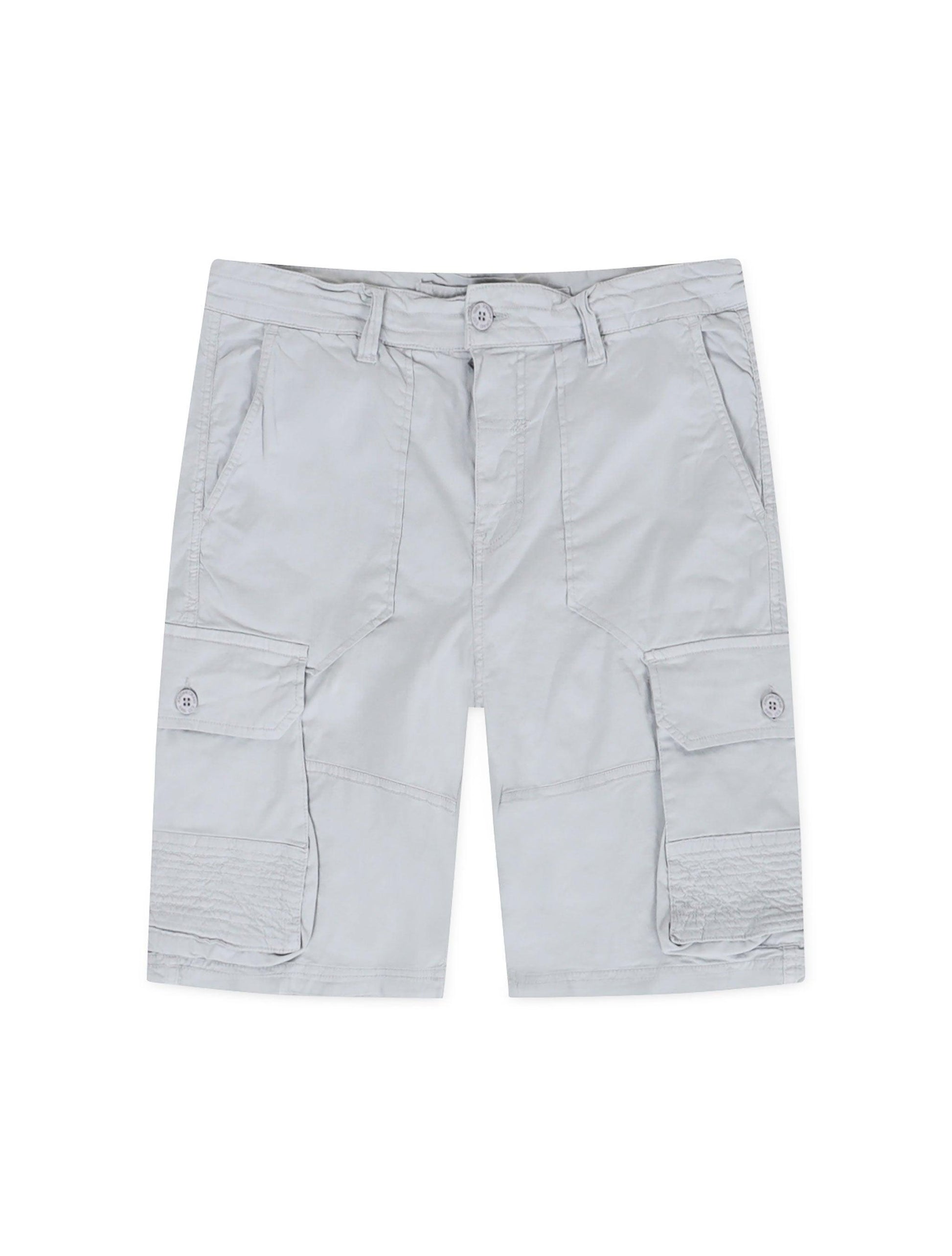 Jordan Craig Field Camp Shorts - Light Grey Denim Exchange