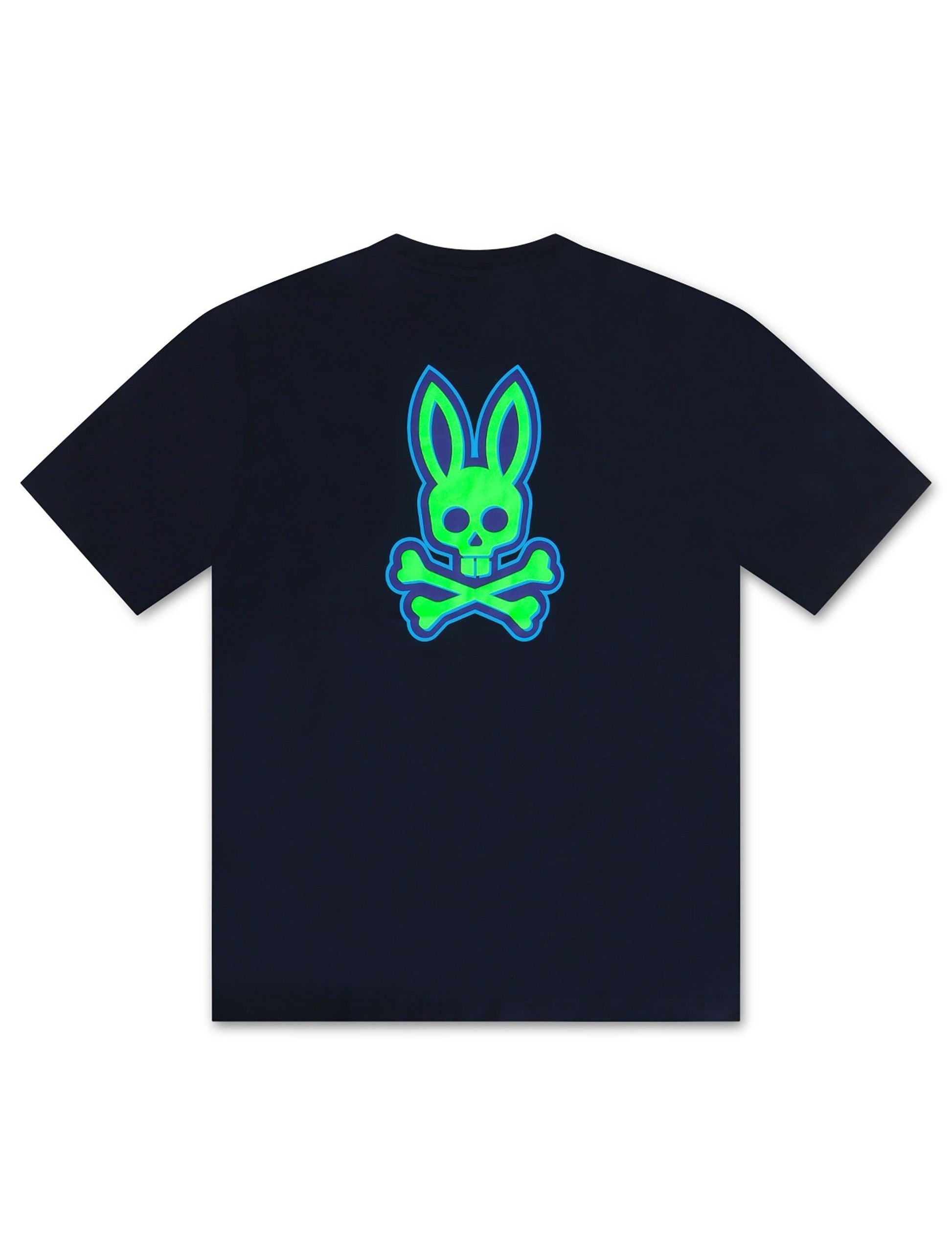 Psycho Bunny Sloan Back Graphic Tee - Navy Denim Exchange