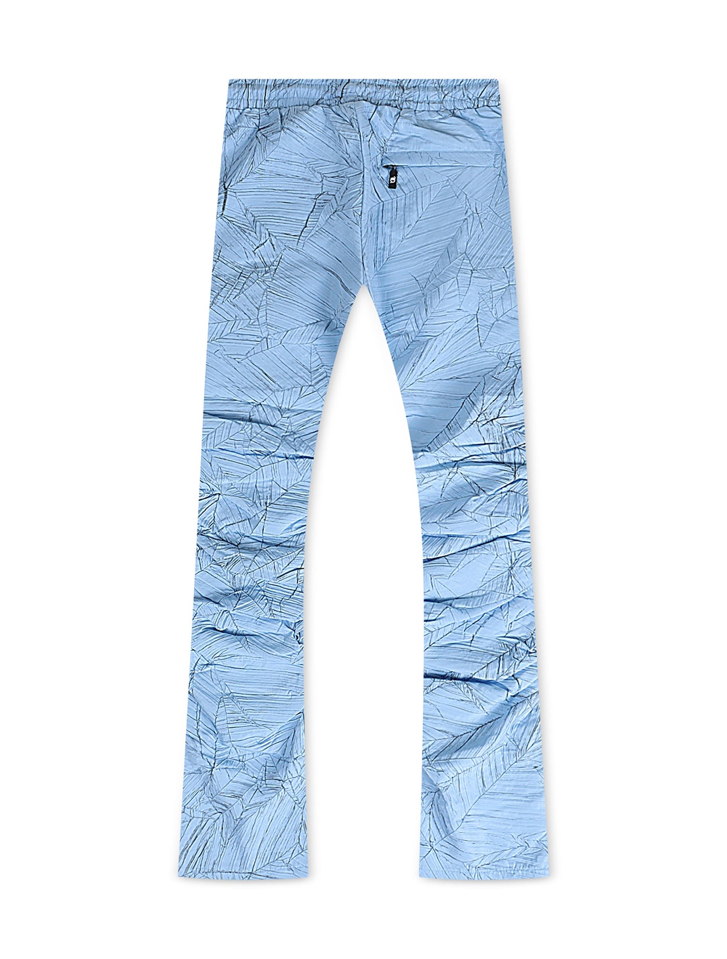 Frost Original Monico Nylon Stacked Pants- Blue Denim Exchange
