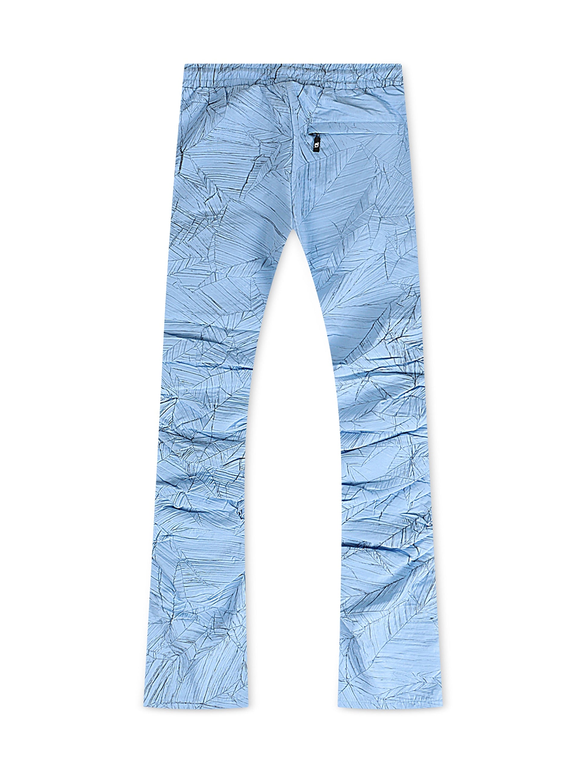 Frost Original Monico Nylon Stacked Pants- Blue Denim Exchange