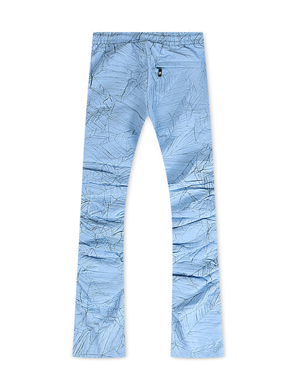 Frost Original Monico Nylon Stacked Pants- Blue Denim Exchange