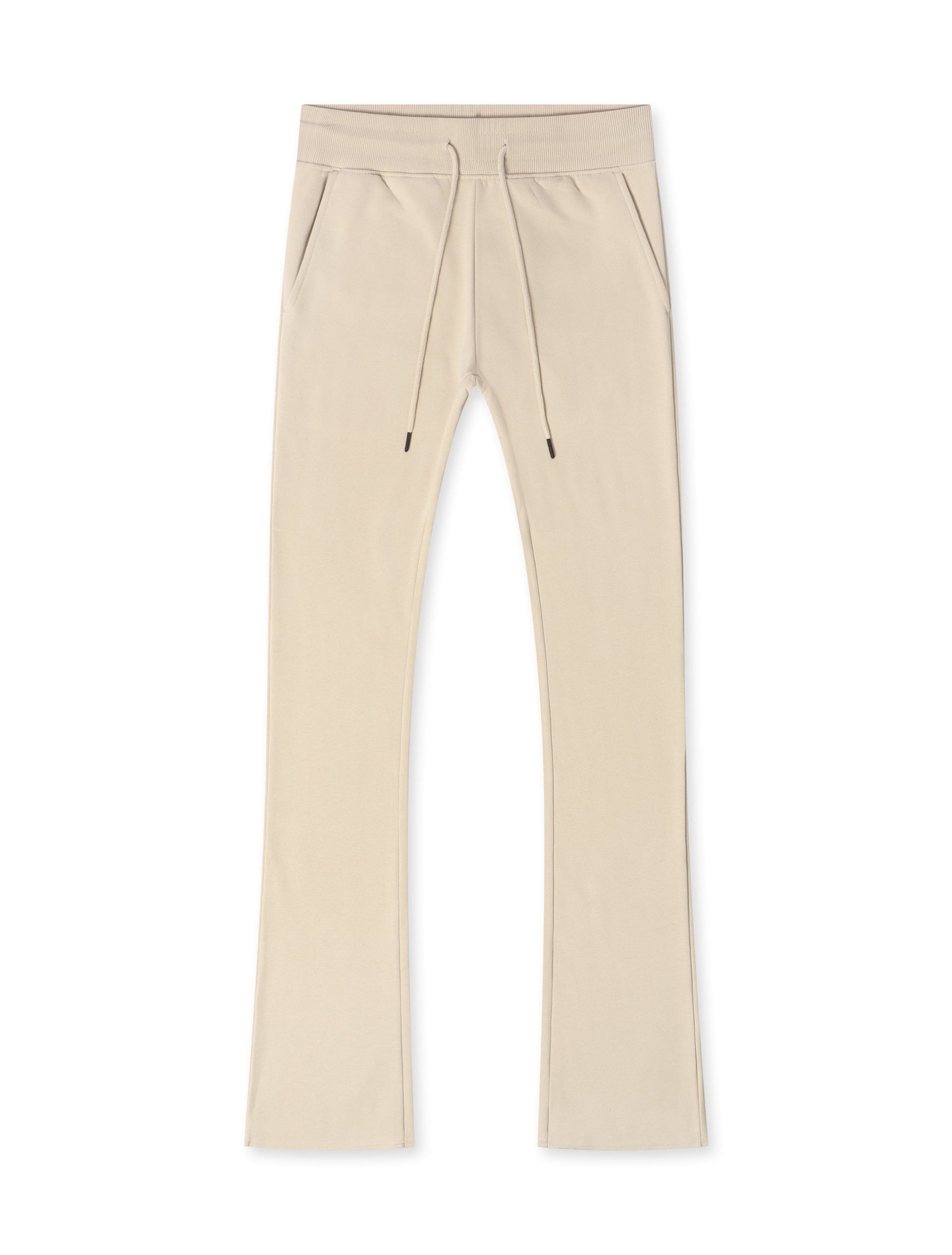 Jordan Craig Uptown Fleece Stacked Sweatpants - Taupe Denim Exchange