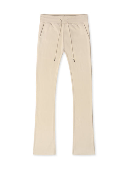 Jordan Craig Uptown Fleece Stacked Sweatpants - Taupe Denim Exchange