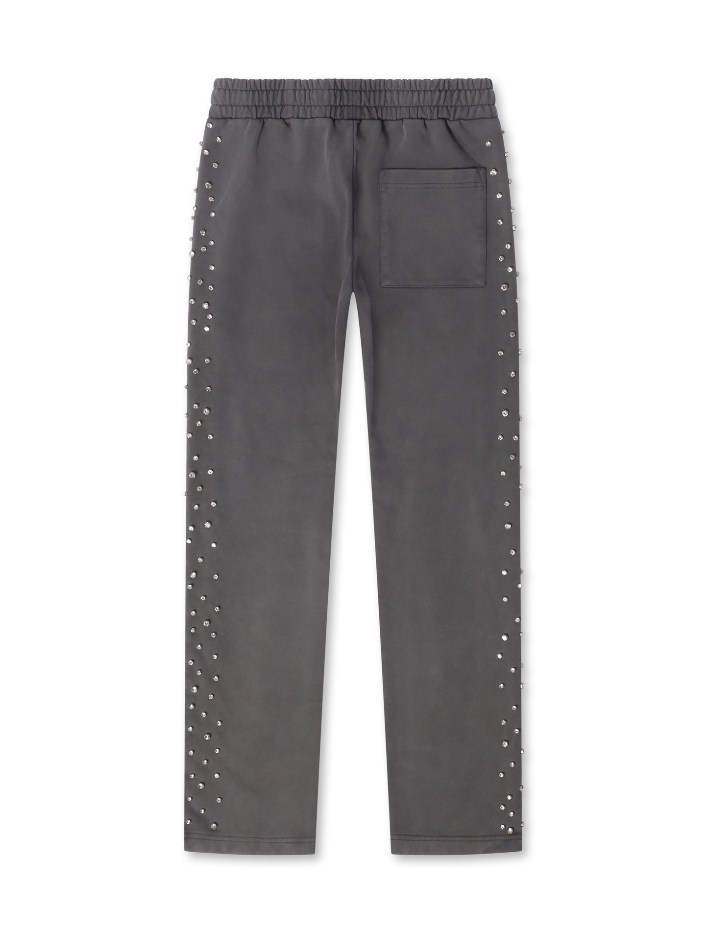 Embellish Ice Lounge Rhinestone Sweatpants - Slate Denim Exchange