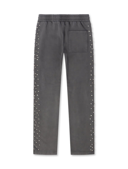 Embellish Ice Lounge Rhinestone Sweatpants - Slate Denim Exchange