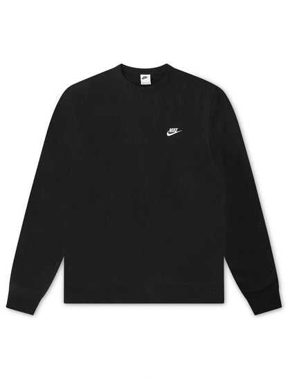 Nike Men's Club Fleece Crewneck - Black Denim Exchange