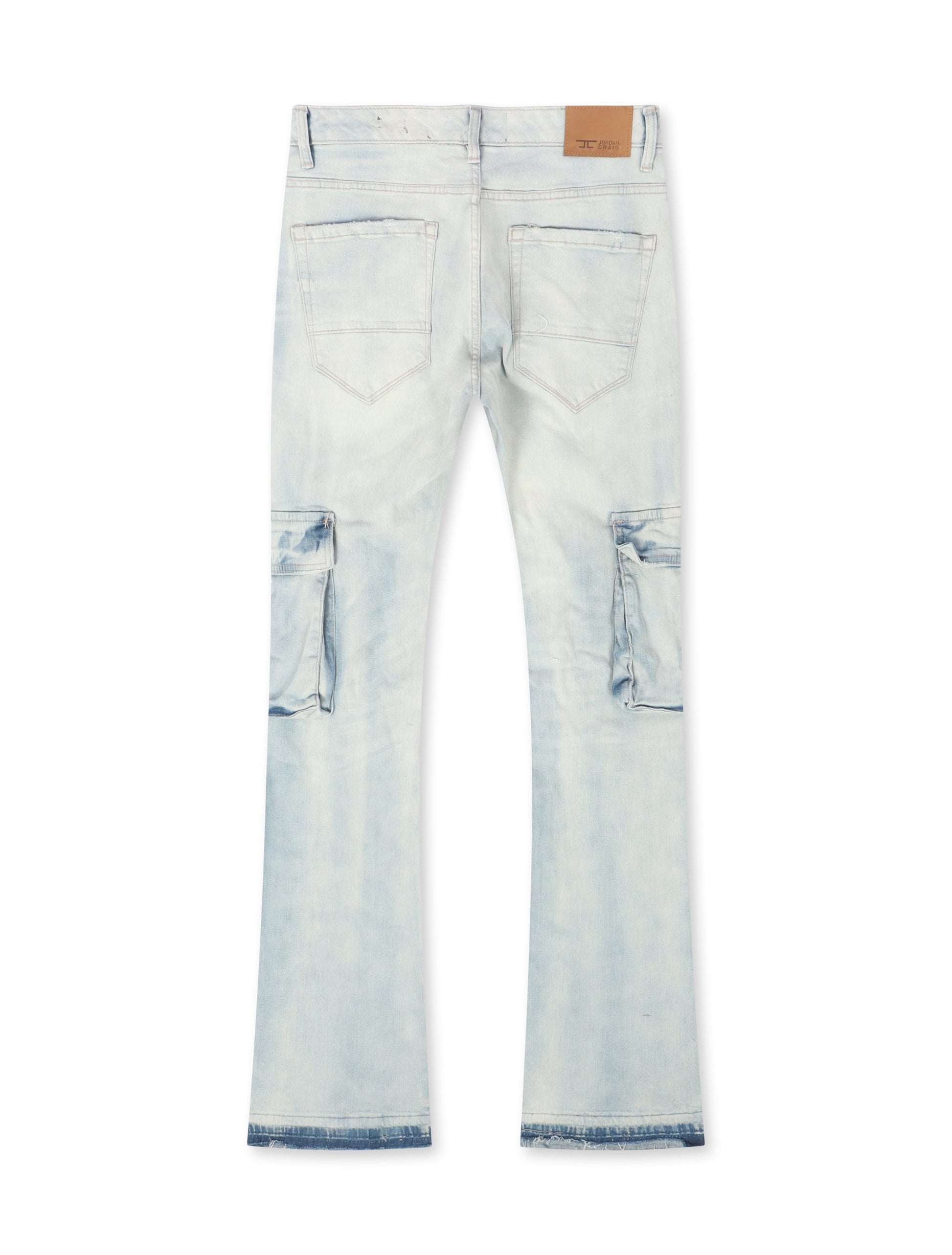 Jordan Craig Cargo Stacked Jean - Iced White Denim Exchange