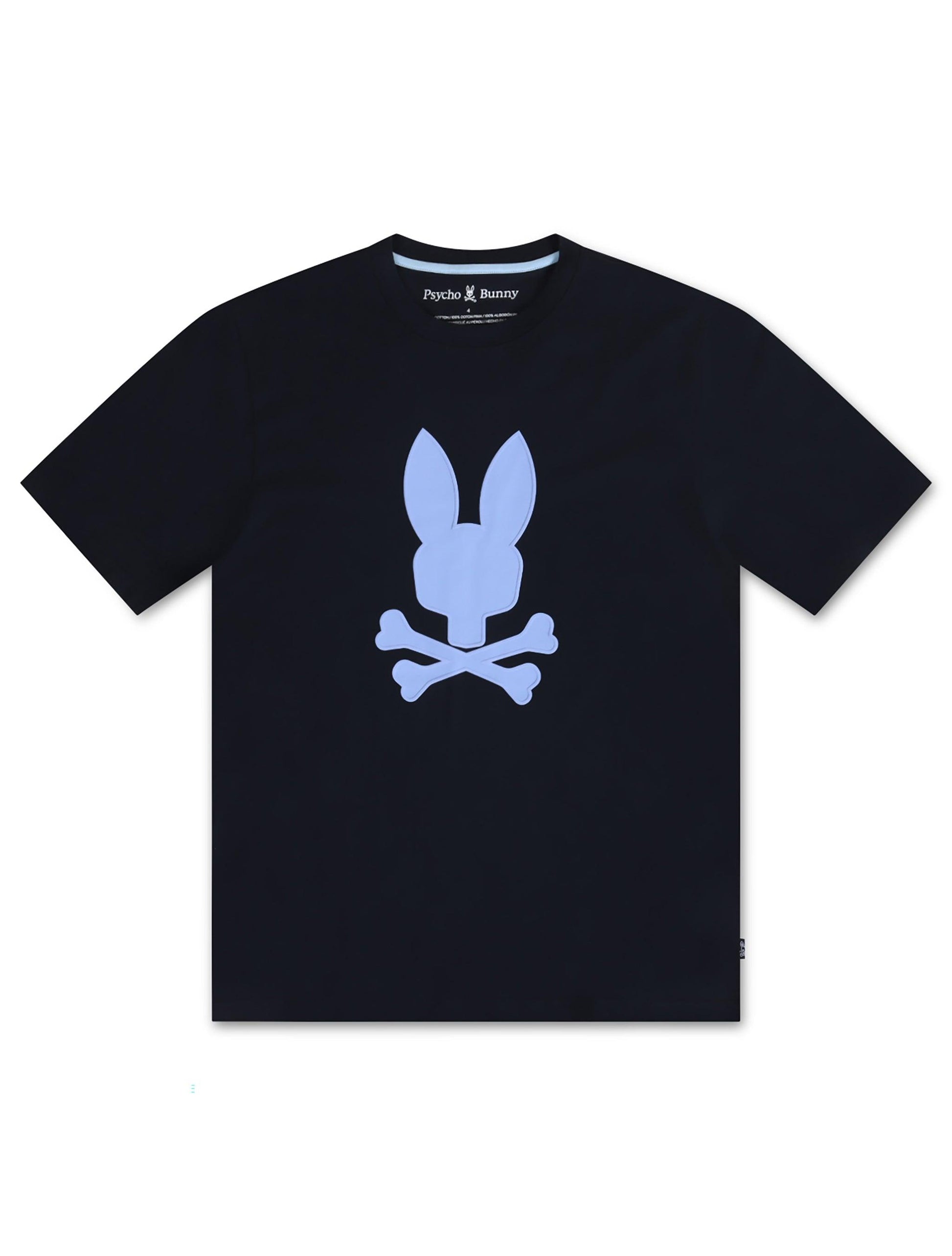 Psycho Bunny Houston Graphic Tee - Navy Denim Exchange