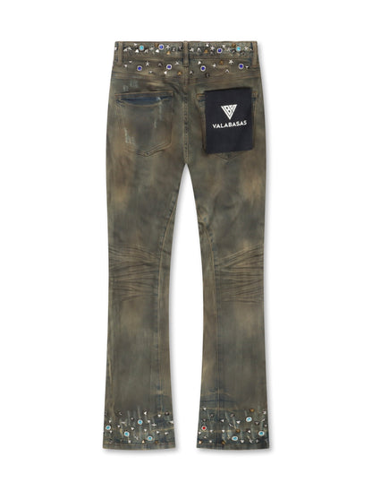 Valabasas ION Stacked Jeans - Wax Vintage Wash Denim Exchange