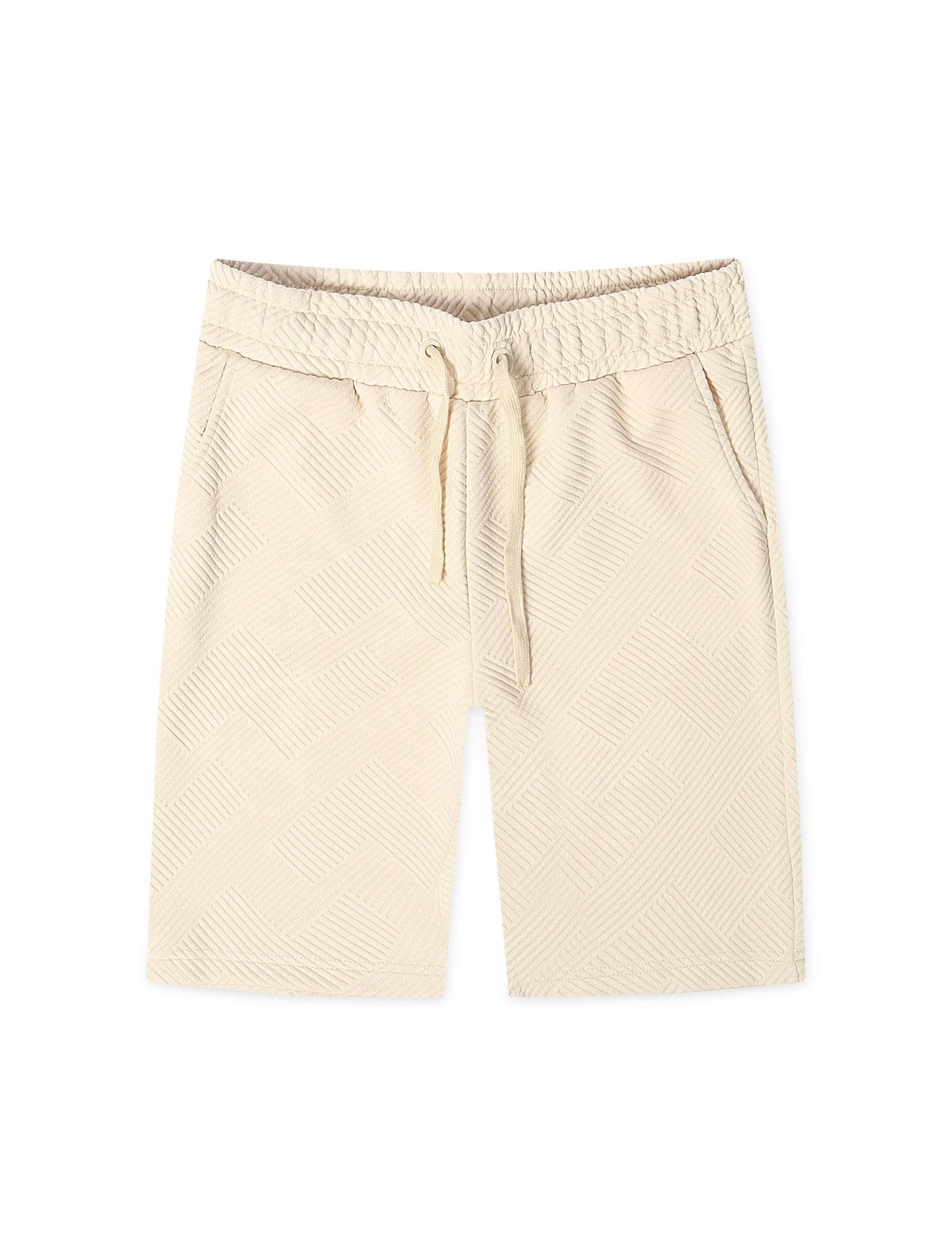 Denim Exchange Knit Shorts - Ivory Denim Exchange