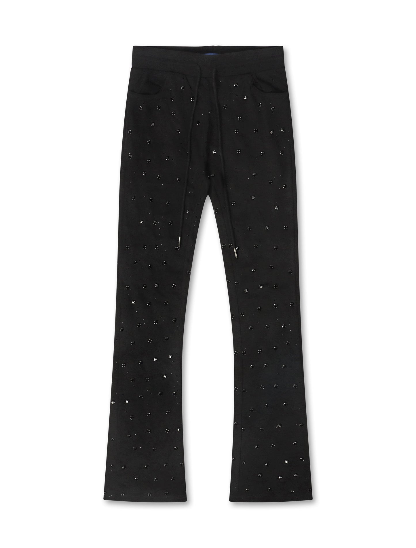 Rebel Denim Diamond Sweatpants - Jet Black Denim Exchange
