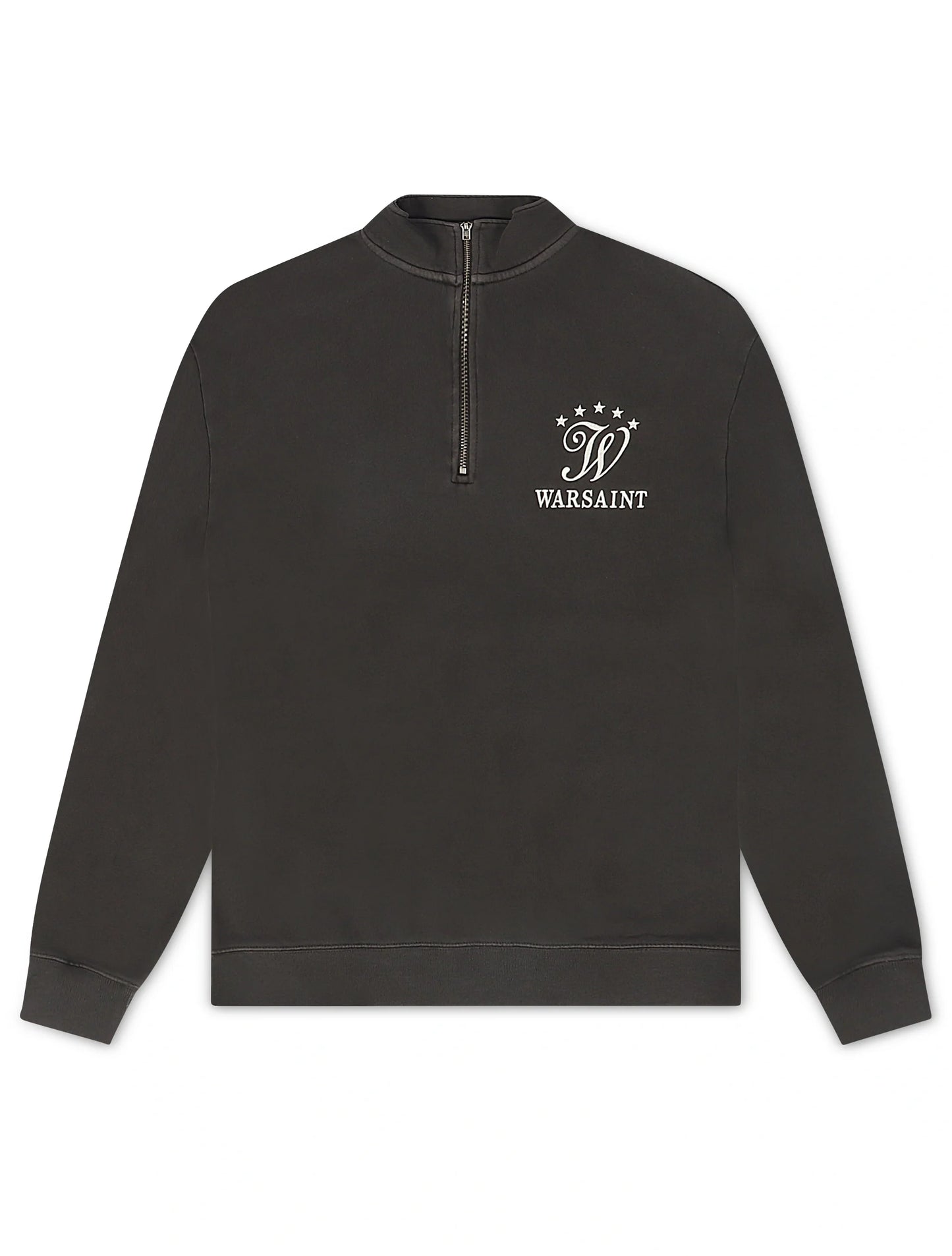 Warsaint Quarter Zip - Washed Black Denim Exchange
