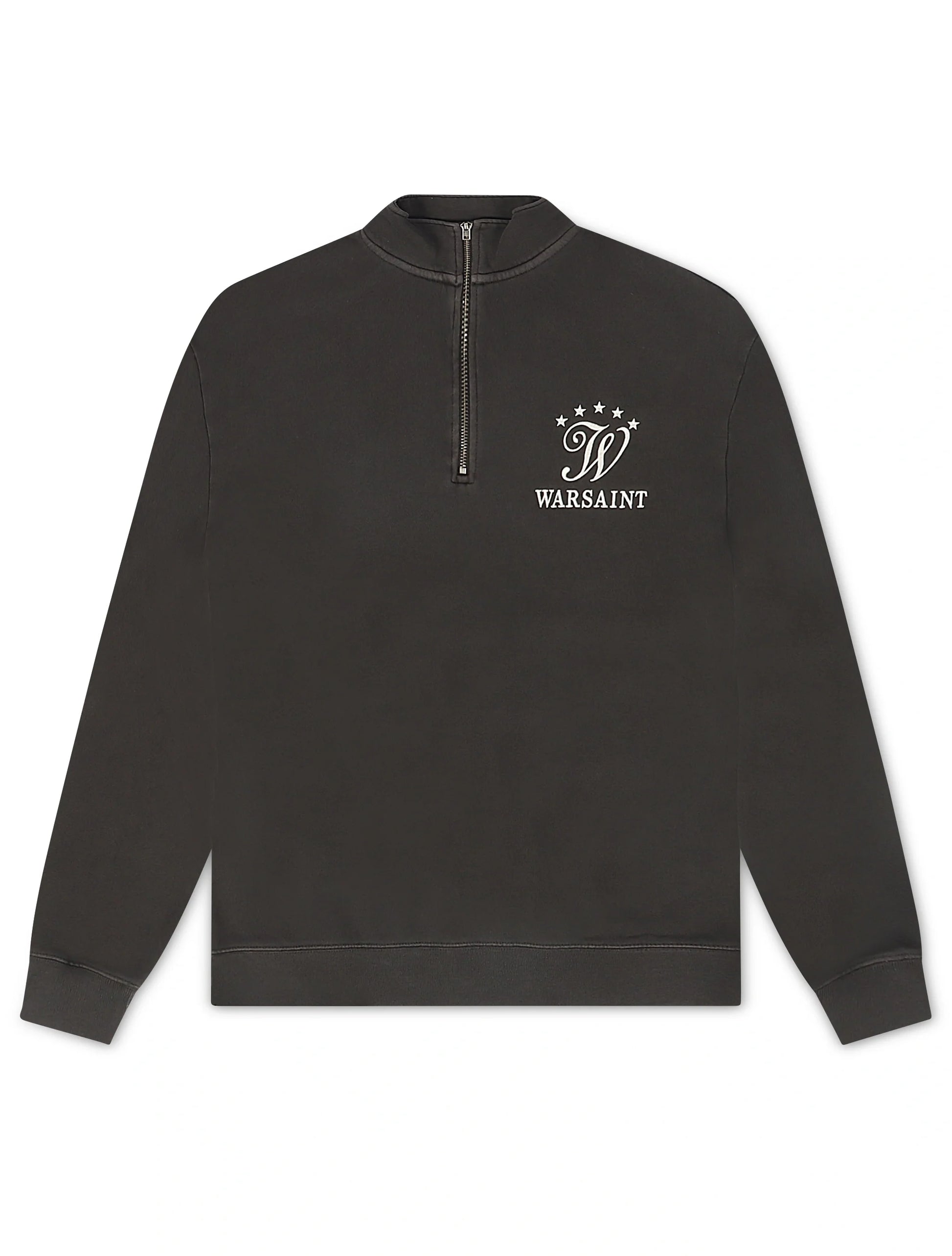 Warsaint Quarter Zip - Washed Black Denim Exchange