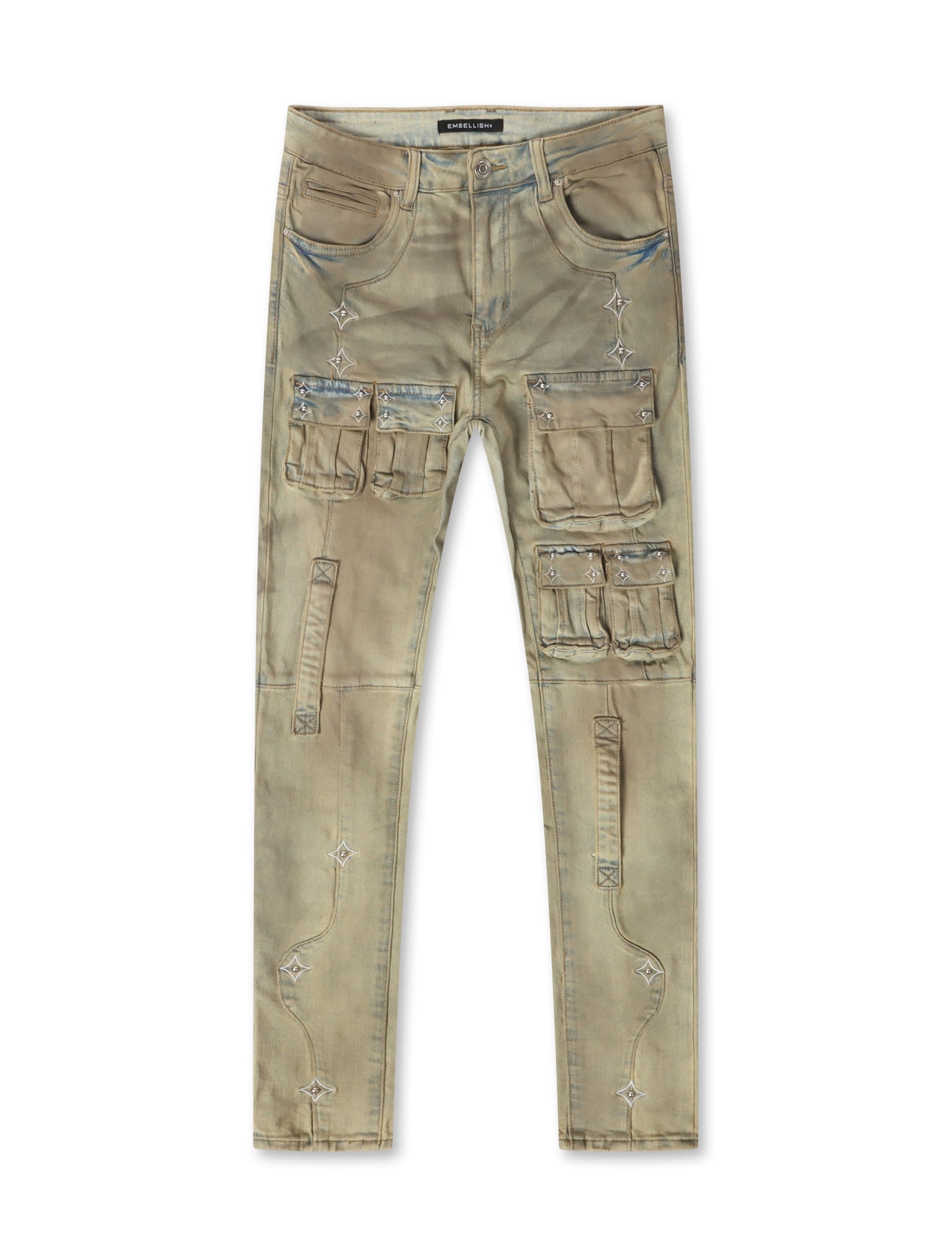Embellish Canus Cargo Denim - Sand Wash Denim Exchange