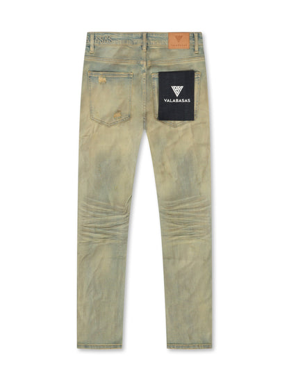Valabasas Repair Skinny Jean - Vintage Wash Denim Exchange