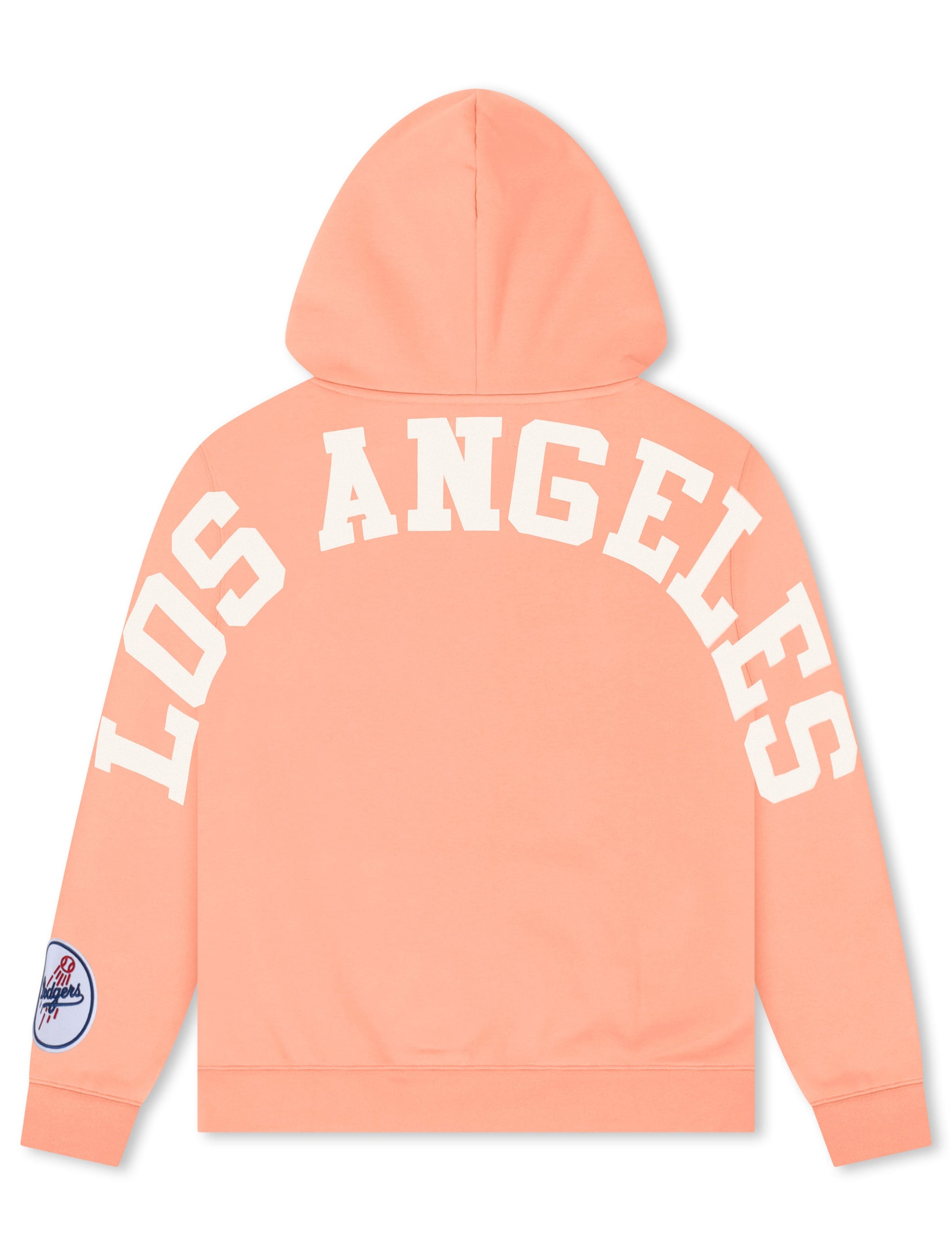 Pro Standard La Dodgers Wingspan Drop Shoulder Hoodie - Guava Denim Exchange