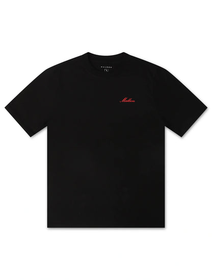 Malbon Bermuda Members Tee - Black Denim Exchange