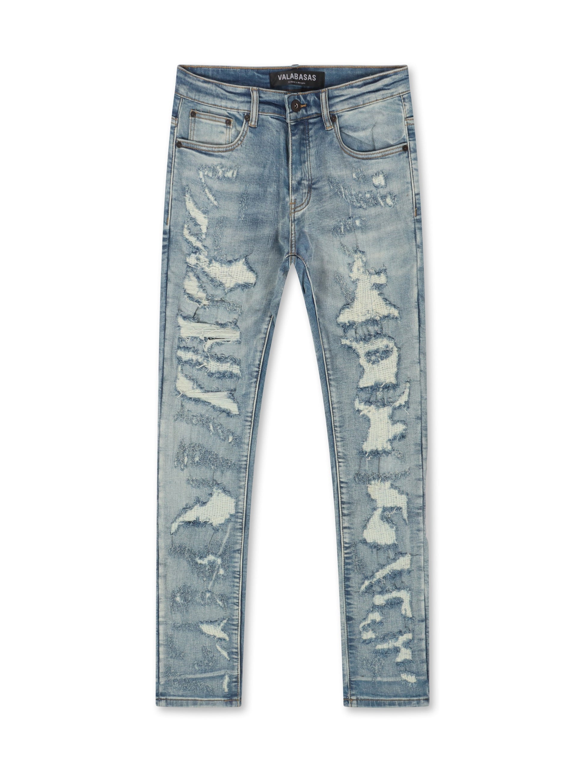 Valabasas Payload Skinny Jean - Light Blue Wash Denim Exchange