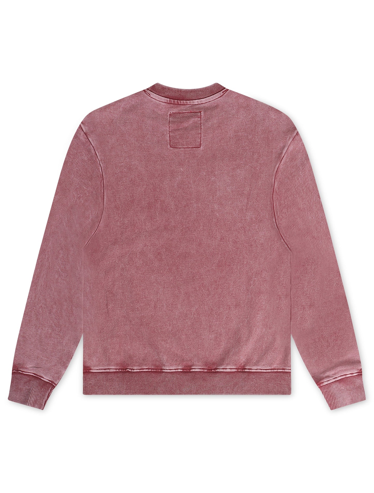 Vicious Denim Graphic Crewneck - Acid Burgundy Denim Exchange