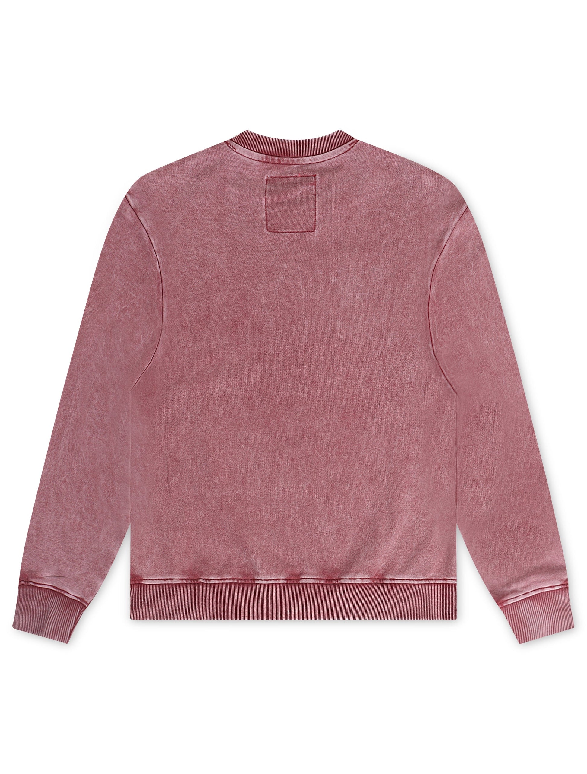 Vicious Denim Graphic Crewneck - Acid Burgundy Denim Exchange