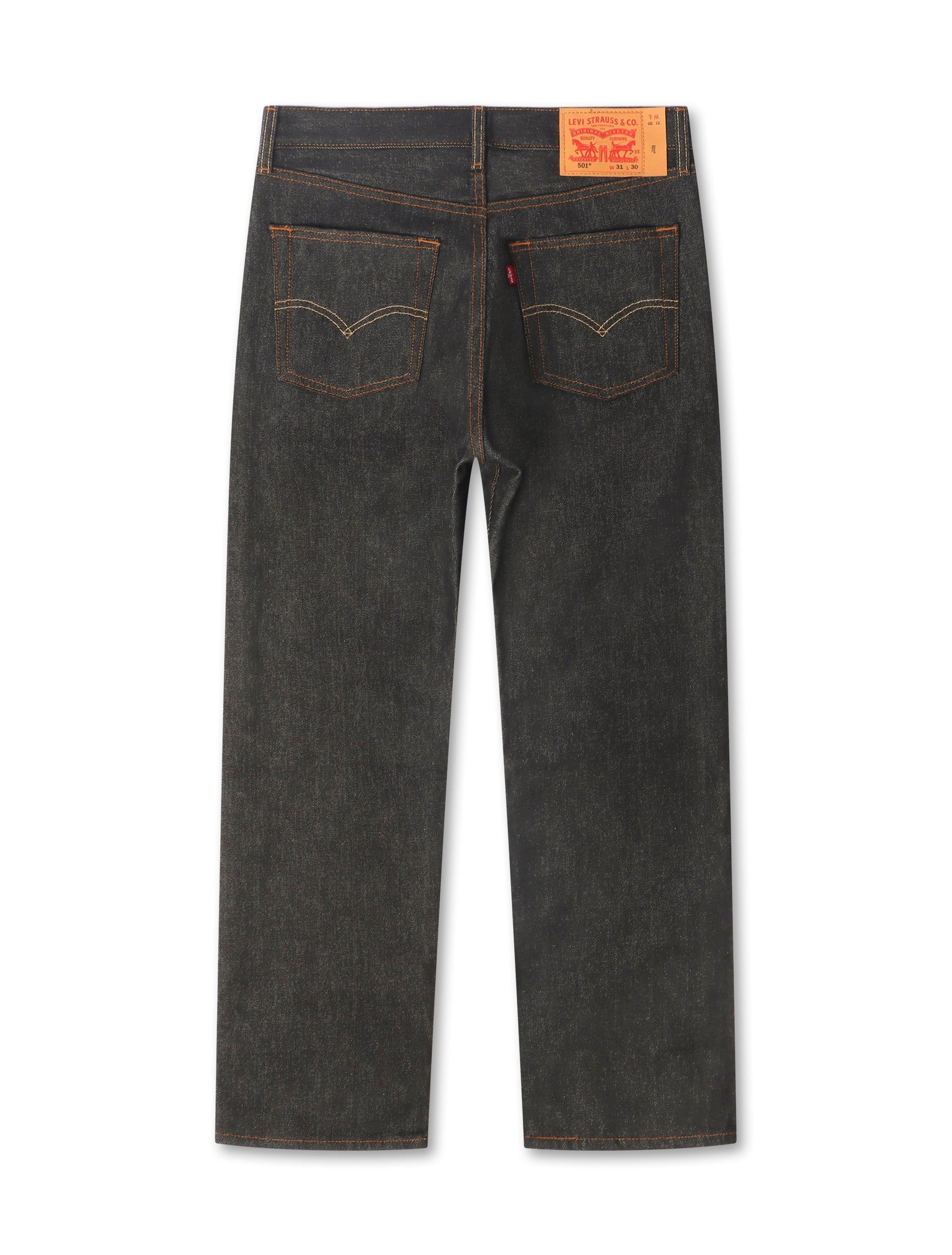 Levis 501™ Original Shrink to Fit Jeans - Black Rigid Denim Exchange